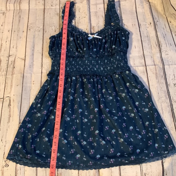 CLEANOUT SALE🚨 For Love And Lemons Blue Floral Mini Dress - Picture 7 of 10